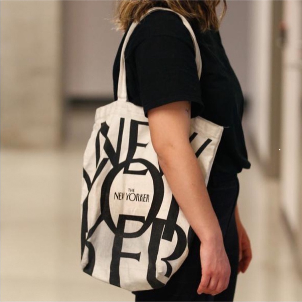 The New Yorker Magazine Canvas Tote Commuter Book Bag